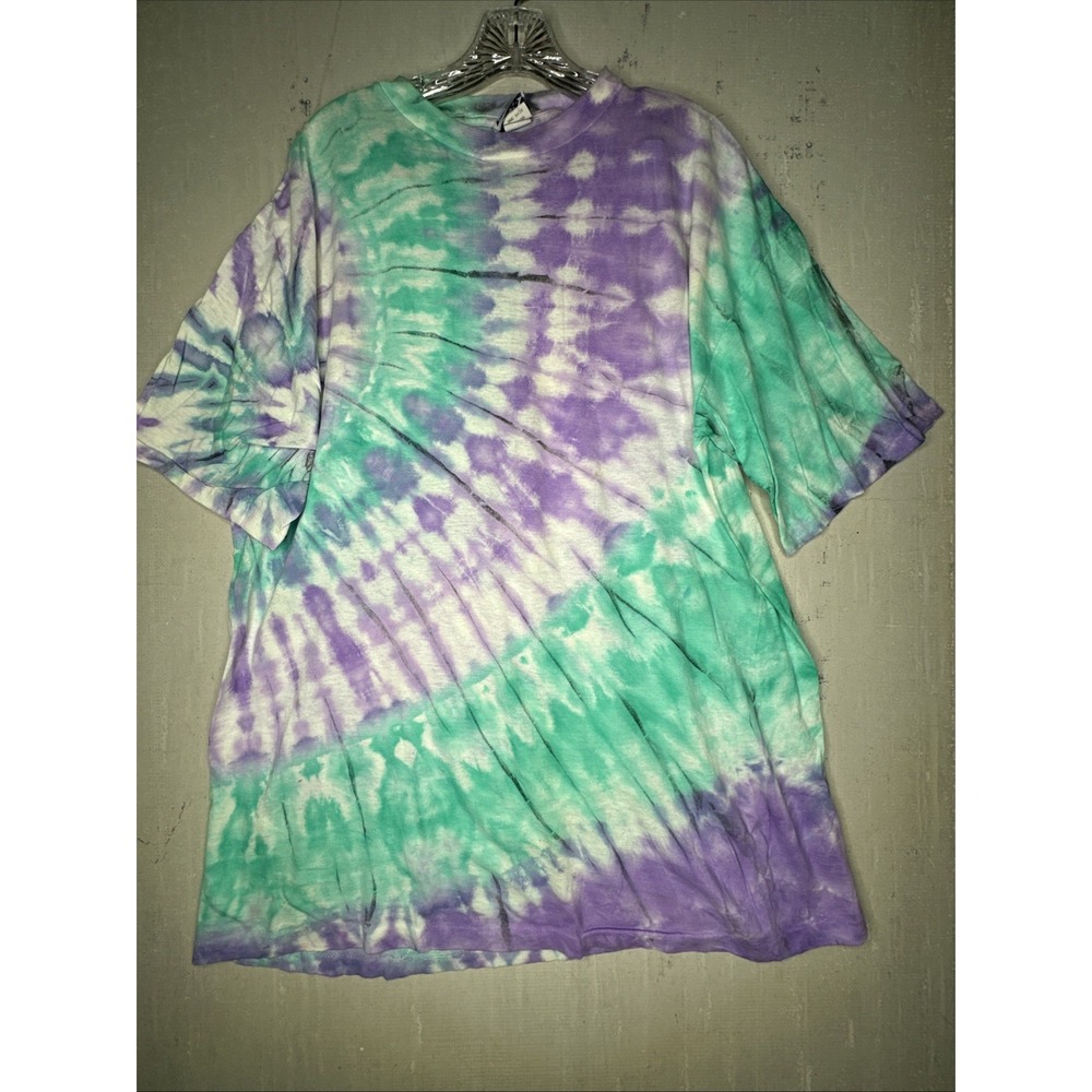 Vintage 1980s/90s GITANO Cool-Toned Tye Dye Tee Shirt | Sz: One-Size Fits All